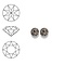 SWAROVSKI ELEMENTS Similisteen. Black Diamond. pp24. 3mm. Per stuk