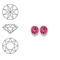 SWAROVSKI ELEMENTS Similisteen. Roze. pp24. 3mm. Per stuk