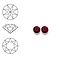 SWAROVSKI ELEMENTS Similisteen. Siam. pp19. 2.5-2.6mm. Per stuk