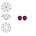 SWAROVSKI ELEMENTS Similisteen. Fuchsia. pp19. 2.5-2.6mm. Per stuk