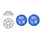 SWAROVSKI ELEMENTS Plaksteen Safier Blauw. ss20. 5mm.