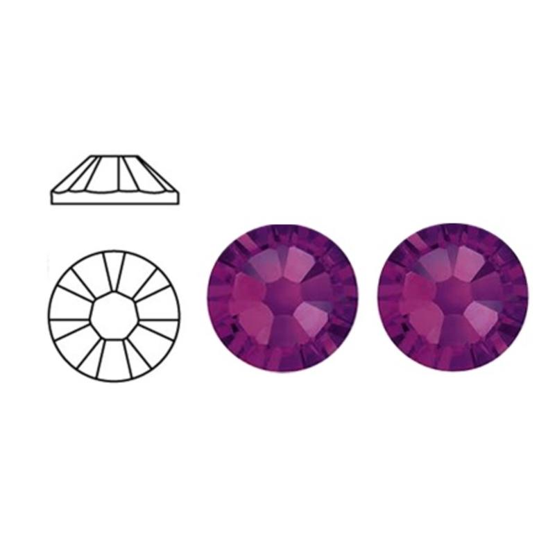 SWAROVSKI ELEMENTS Swarovski plaksteen Amethyst ss20. 5mm.