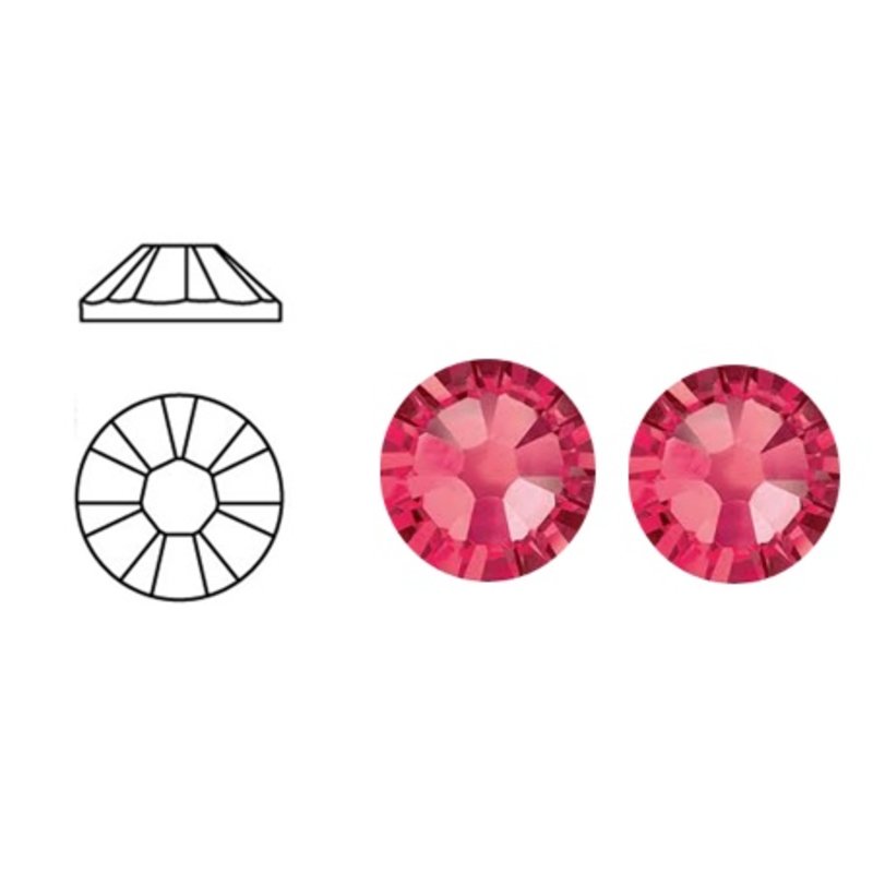 SWAROVSKI ELEMENTS Plaksteen Indian Pink. ss20. 5mm. Per stuk