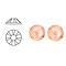 SWAROVSKI ELEMENTS Plaksteen Light Peach. ss20. 5mm.