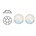 SWAROVSKI ELEMENTS Swarovski plaksteen White Opal. ss20. 5mm.