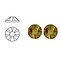 SWAROVSKI ELEMENTS Plaksteen Crystal Tabac. ss20. 5mm. per stuk