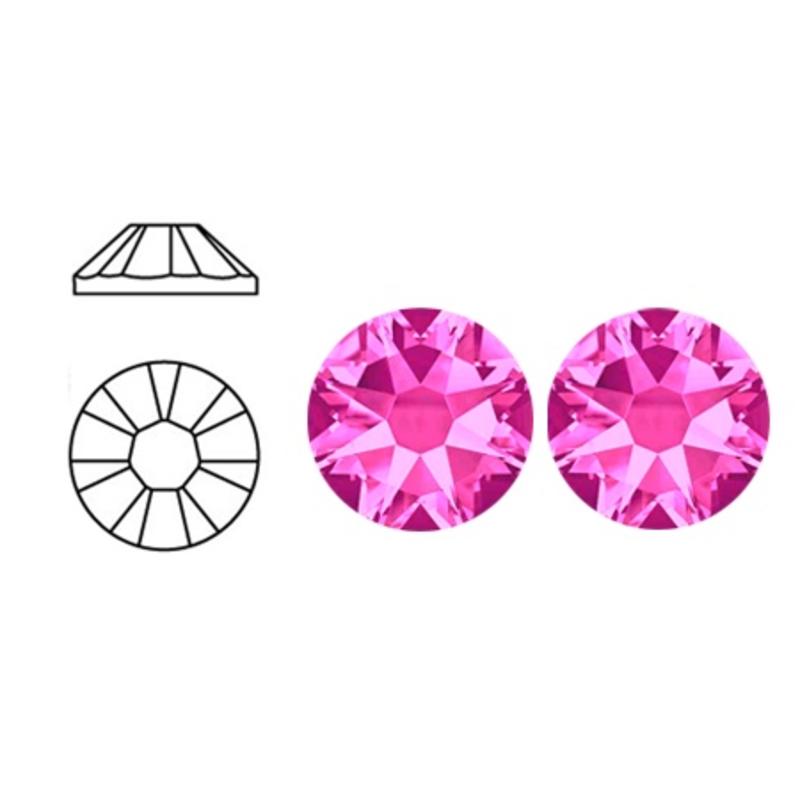 SWAROVSKI ELEMENTS Plaksteen Roze. ss20. 5mm. Per stuk