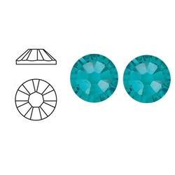 SWAROVSKI ELEMENTS Plaksteen Blue Zircon. ss20. 5mm. per stuk