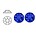 SWAROVSKI ELEMENTS Plaksteen Crystal Meridian Blue. ss20. 5mm. per stuk