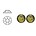 SWAROVSKI ELEMENTS Swarovski plaksteen Khaki  ss16. 4mm.