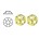 SWAROVSKI ELEMENTS Plaksteen. Jonquil (hotfix). ss34. 7.1mm.