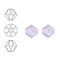 SWAROVSKI ELEMENTS Konisch Geslepen Glaskraal. 4mm. Violet Opal.