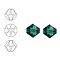 SWAROVSKI ELEMENTS Konisch Geslepen Glaskraal. Emerald Green. 8mm. Per stuk