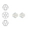 SWAROVSKI ELEMENTS Swarovski Konisch Geslepen Glaskraal. White Opal. 8mm. Per stuk