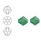 SWAROVSKI ELEMENTS Swarovski Konisch Geslepen Glaskraal. Palace Green Opal. 8mm. Per stuk