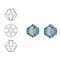 SWAROVSKI ELEMENTS Swarovski Konisch Geslepen Glaskraal. Denim Blue. 8mm. Per stuk