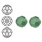 SWAROVSKI ELEMENTS Swarovski. Facetgeslepen Ronde Kraal. 6mm. Palace Green Opal.