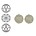SWAROVSKI ELEMENTS Swarovski. Facetgeslepen Ronde Kraal. 6mm. Light Grey Opal.