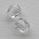Facet geslepen Glaskraal. Crystal. 6mm. Tsjechisch.