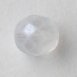 Facet geslepen Glaskraal. Crystal Mat Luster. 8mm. Tsjechisch