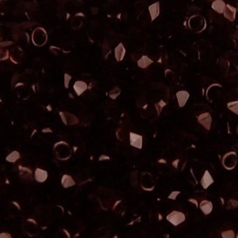 Facet Geslepen Glaskraal. Ruby Siam. 3mm. (Tsjechisch). 10 stuks voor