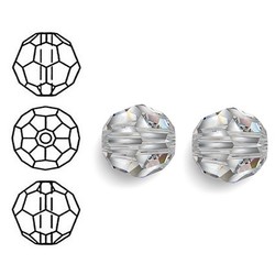 SWAROVSKI ELEMENTS Swarovski. Facet cut Round Bead. 10mm. Crystal.