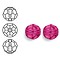SWAROVSKI ELEMENTS Swarovski. Facetgeslepen Ronde Kraal. 6mm. Fuchsia.