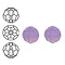 SWAROVSKI ELEMENTS Swarovski. Facetgeslepen Ronde Kraal. 6mm. Violet Opal.