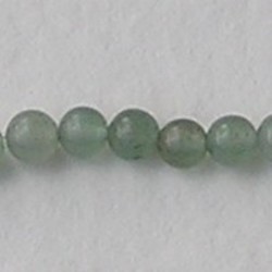 Green Aventurine. 4mm. kraaltje. B kwaliteit.