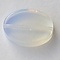 Imitatie Halfedelsteen. Sea Opal. Ovaal Plat. 13x18mm.