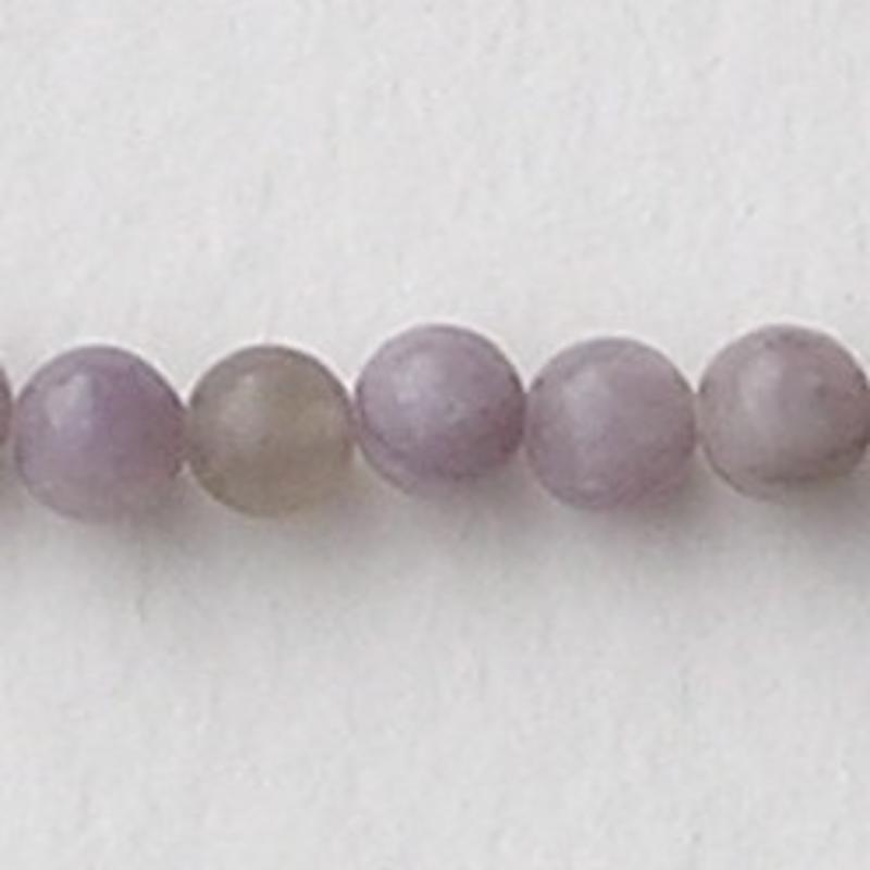 Lilac Stone natural 6mm. kraal.