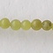 Olive Jade Stone natural 4mm. kraal.