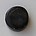 Grey Agaath. Rond platte kraal. 12mm.