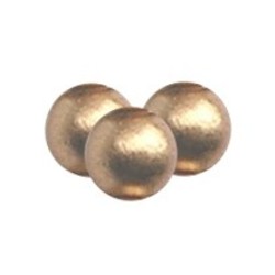 Wooden bead. 11mm. Gold. per 10 pieces