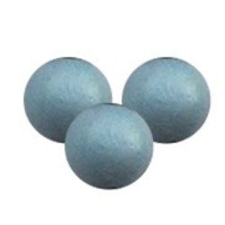 Houten kraal. 11mm. Light Blue. per 10 stuks