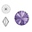 SWAROVSKI ELEMENTS Swarovski Rivoli steen (punt). MM12.0. 12mm. Violet.