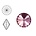 SWAROVSKI ELEMENTS Swarovski Rivoli puntsteen. MM14.0. 14mm. Antique Pink.