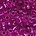PRACHT Rocailles. Fuchsia met zilverkern. 4,5mm. ca. 17 gram voor
