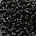 PRACHT Rocailles. Black Diamond met zilverkern. 4,5mm. ca. 17 gram voor