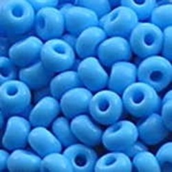 PRACHT Rocailles hoge kwaliteit Aqua. Opaque. 4.5mm. 17 gram voor