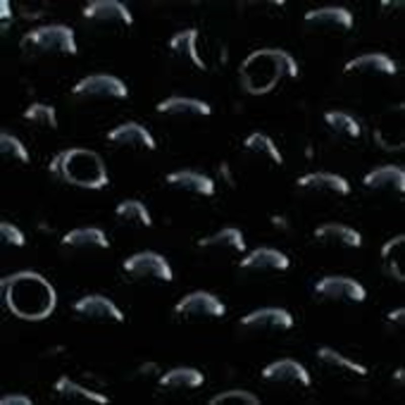 PRACHT Rocailles hoge kwaliteit Zwart. Opaque. 4.5mm. 17 gram voor