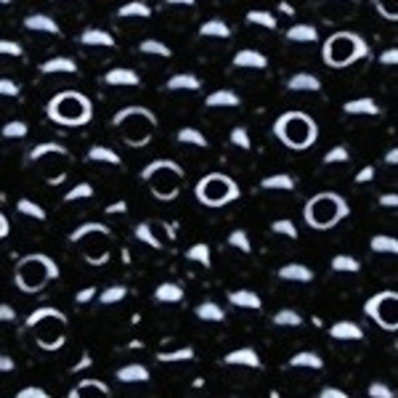 PRACHT Rocailles. Hematiet. 3,5mm. ca. 17 gram voor