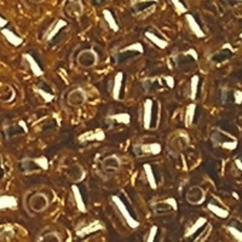 PRACHT Rocailles met zilverkern Goud. 2.6mm. Hoge kwaliteit ca. 17 gram voor