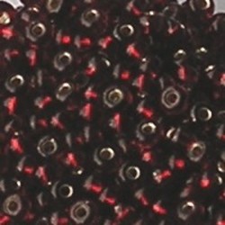PRACHT Rocailles met zilverkern Rood. 2.6mm. Hoge kwaliteit ca. 17 gram voor