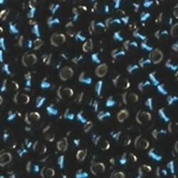PRACHT Rocailles met zilverkern Montanablauw. 2.6mm. Hoge kwaliteit ca. 17 gram voor