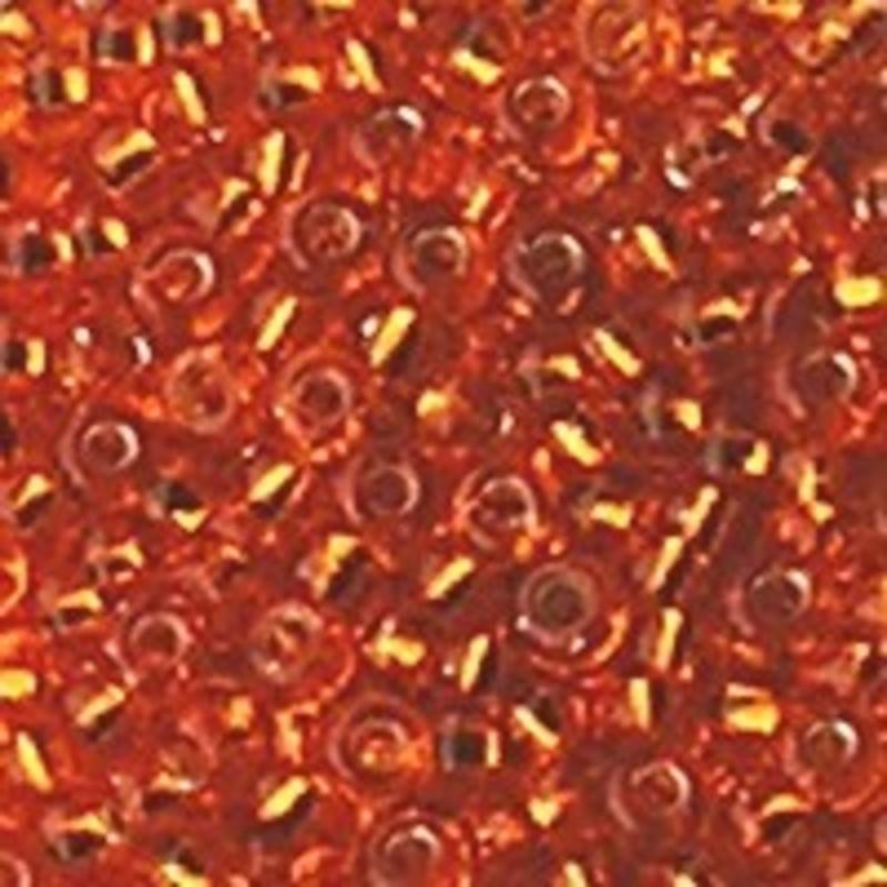 PRACHT Rocailles met zilverkern Oranje. 3.5mm. Hoge kwaliteit ca. 17 gram voor