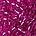 PRACHT Rocailles met zilverkern Donker Roze. 3.5mm. Hoge kwaliteit ca. 17 gram voor