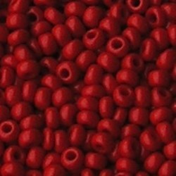 PRACHT Rocailles Opaque Rood. 2.6mm. Hoge kwaliteit ca. 17 gram voor