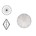 SWAROVSKI ELEMENTS Rivoli puntsteen. MM14.0. 14mm. Crystal Matte.