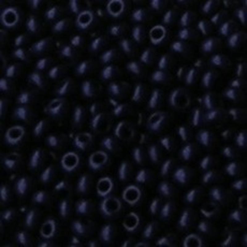 PRACHT Rocailles Opaque Donkerblauw. 2.6mm. Hoge kwaliteit ca. 17 gram voor